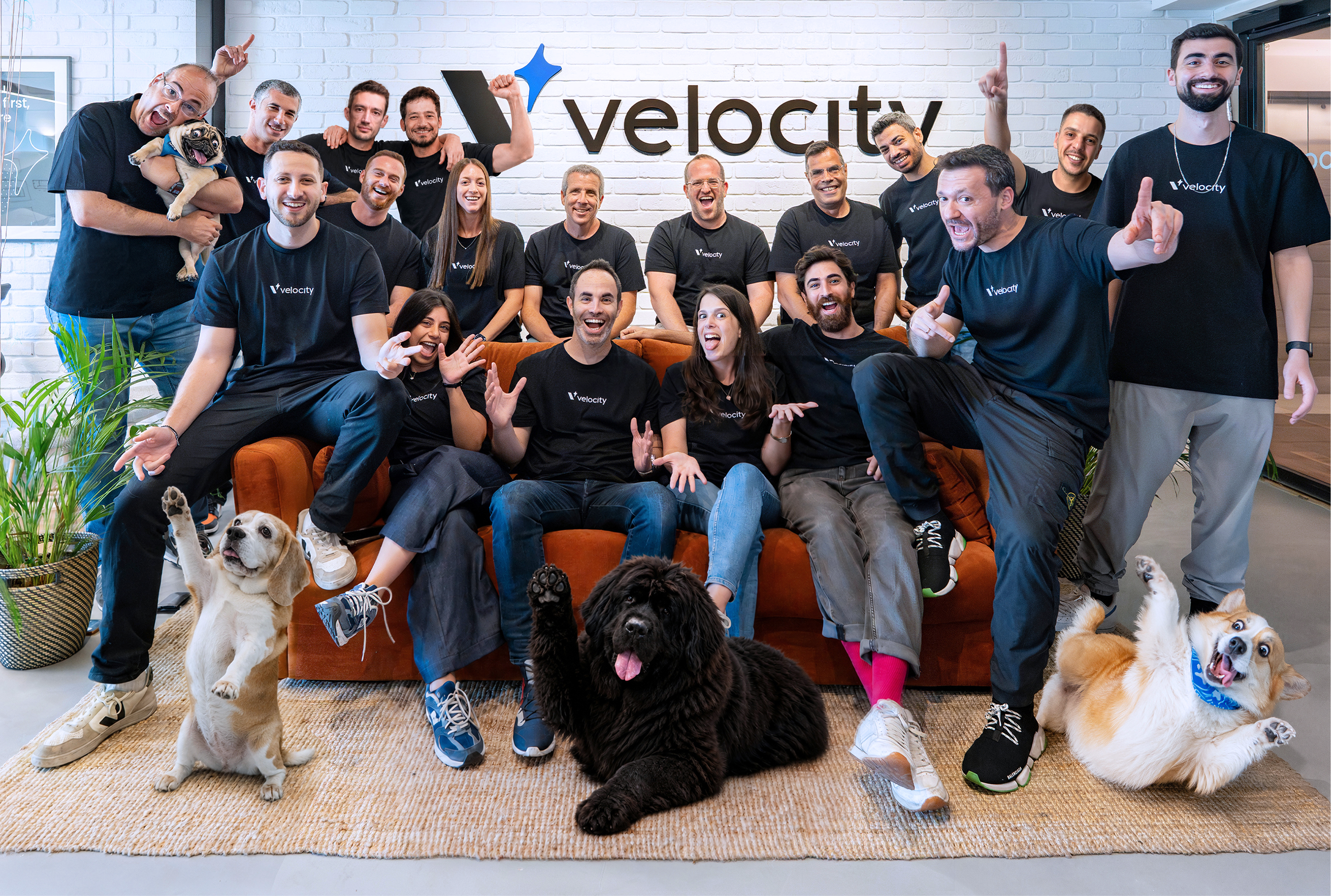 The Velocity team having fun